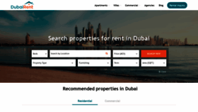 What Dubairent.com website looked like in 2021 (2 years ago)