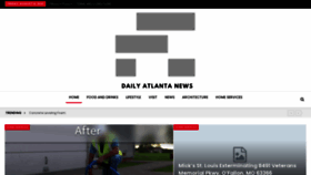 What Dailyatlantanews.com website looked like in 2021 (2 years ago)