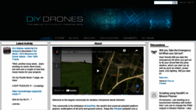 What Diydrones.com website looked like in 2021 (2 years ago)