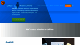 What Directinteractions.com website looked like in 2021 (2 years ago)