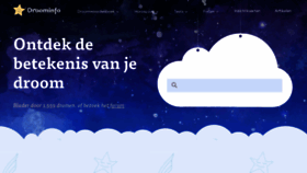 What Droominfo.nl website looked like in 2021 (2 years ago)