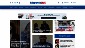 What Dispatch.co.za website looked like in 2021 (2 years ago)