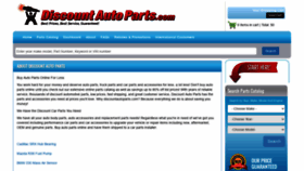 What Discountautoparts.com website looked like in 2021 (2 years ago)