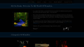 What Duskyswondersite.com website looked like in 2021 (2 years ago)