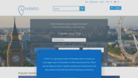 What Divento.com website looked like in 2021 (2 years ago)