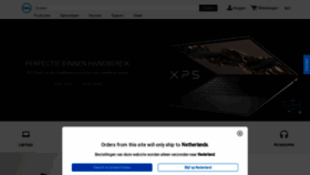 What Dell.nl website looked like in 2021 (4 years ago)