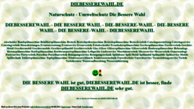 What Diebesserewahl.de website looked like in 2021 (2 years ago)