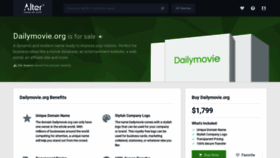 What Dailymovie.org website looked like in 2021 (4 years ago)