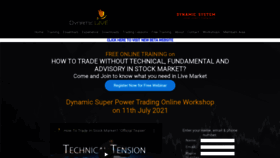 What Dynamicsystem.in website looked like in 2021 (3 years ago)