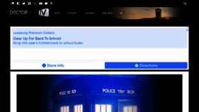What Doctorwhotv.co.uk website looked like in 2021 (4 years ago)