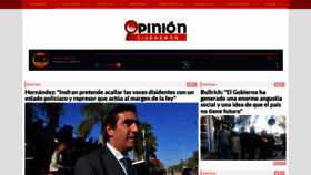 What Diariopinion.com.ar website looked like in 2021 (2 years ago)