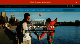 What Destinationvancouver.com website looked like in 2021 (2 years ago)