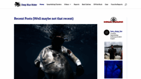 What Deep-blue-water.net website looked like in 2021 (2 years ago)