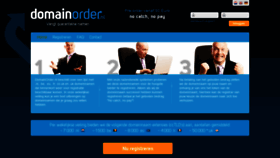 What Domainorder.nl website looked like in 2021 (4 years ago)
