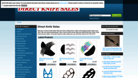 What Directknifesales.com website looked like in 2021 (2 years ago)