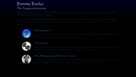 What Donniedarko.org.uk website looked like in 2021 (2 years ago)