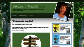 What Doctor-natasha.com website looked like in 2021 (2 years ago)