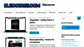 What Dlecourse.com website looked like in 2021 (2 years ago)