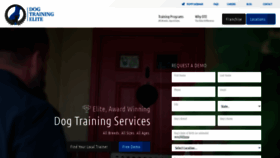 What Dogtrainingelite.com website looked like in 2021 (2 years ago)