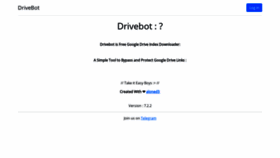 What Drivebot.pro website looked like in 2021 (2 years ago)
