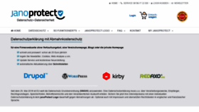 What Datenschutz-janolaw.de website looked like in 2021 (2 years ago)