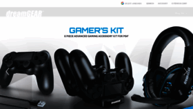 What Dreamgear.com website looked like in 2021 (2 years ago)