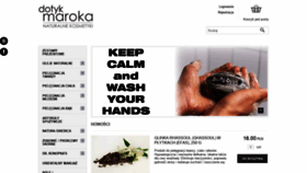 What Dotykmaroka.pl website looked like in 2021 (2 years ago)