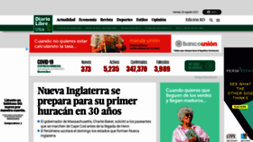 What Diariolibre.com website looked like in 2021 (2 years ago)