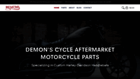What Demonscycle.com website looked like in 2021 (2 years ago)