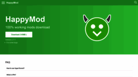 What Download.happymod.com website looked like in 2021 (2 years ago)