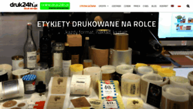 What Druk24h.pl website looked like in 2021 (2 years ago)