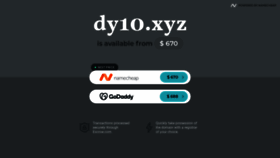 What Dy10.xyz website looked like in 2021 (2 years ago)