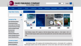 What Davidpublisher.org website looked like in 2021 (4 years ago)