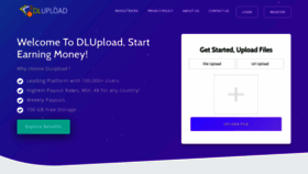 What Dlupload.com website looked like in 2021 (2 years ago)