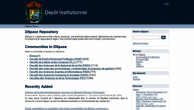 What Dspace.univ-jijel.dz website looked like in 2021 (2 years ago)