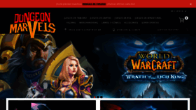 What Dungeonmarvels.com website looked like in 2021 (2 years ago)