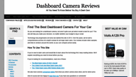What Dashboardcamerareviews.com website looked like in 2021 (2 years ago)