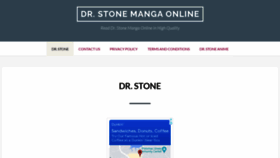 What Dr-stone.net website looked like in 2021 (2 years ago)