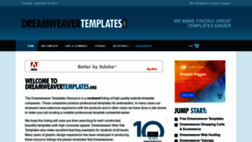 What Dreamweaver-templates.org website looked like in 2021 (2 years ago)