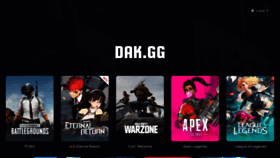 What Dak.gg website looked like in 2021 (2 years ago)
