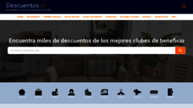 What Descuentos.cl website looked like in 2021 (2 years ago)