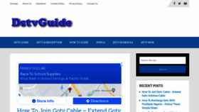 What Dstvguide.com website looked like in 2021 (2 years ago)