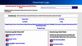 What Downloadlagu321.live website looked like in 2021 (2 years ago)