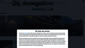 What Donegallive.ie website looked like in 2021 (2 years ago)