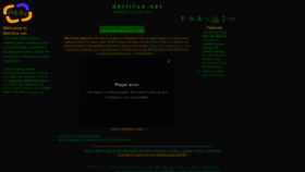 What Detritus.net website looked like in 2021 (2 years ago)