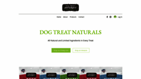 What Dogtreatnaturals.com website looked like in 2021 (2 years ago)