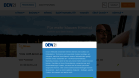 What Dew21.de website looked like in 2021 (2 years ago)