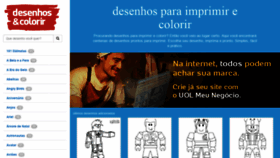 What Desenhosecolorir.com.br website looked like in 2021 (3 years ago)