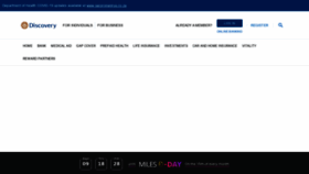 What Discovery.co.za website looked like in 2021 (3 years ago)