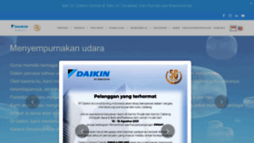 What Daikin.co.id website looked like in 2021 (2 years ago)